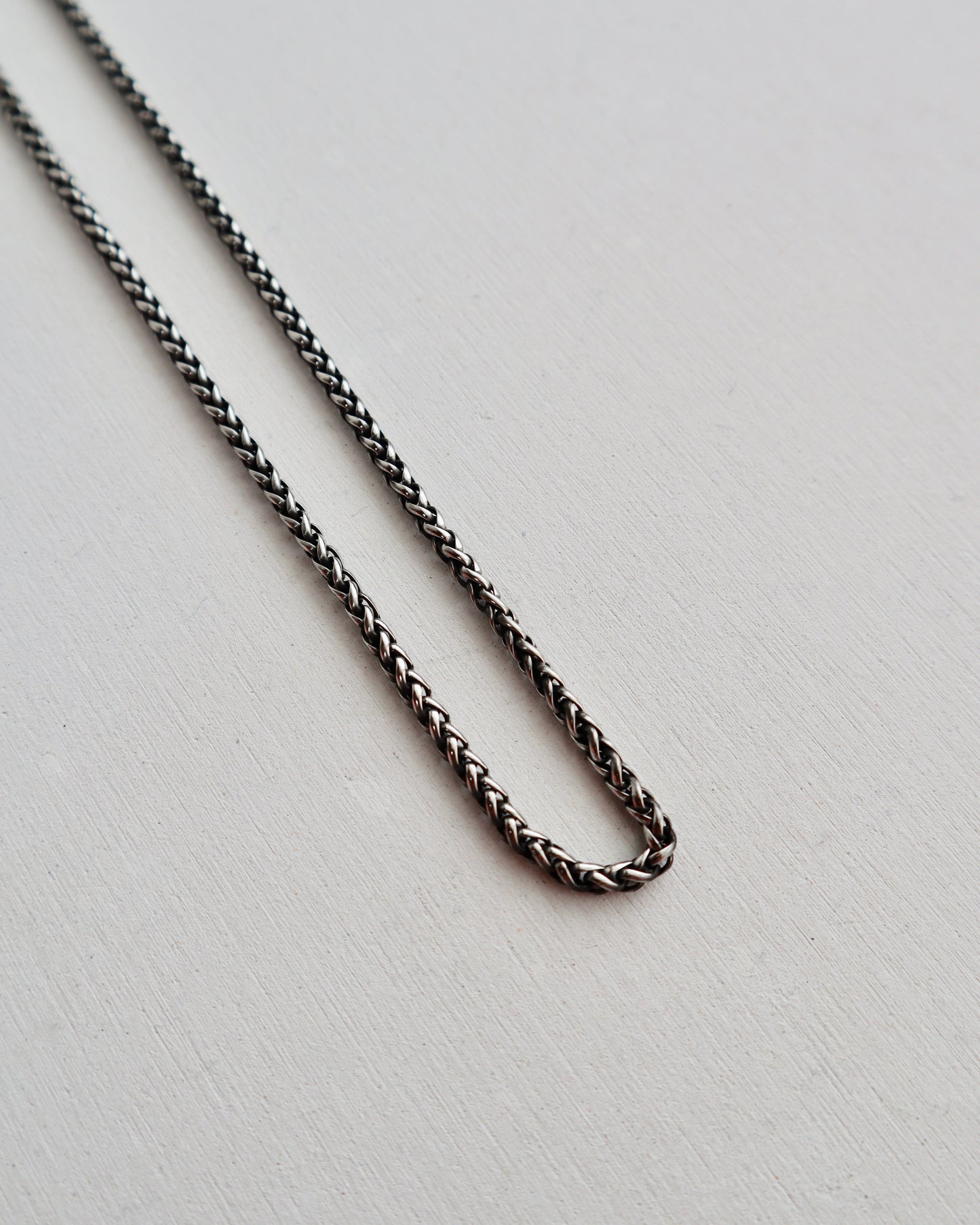thick black necklace