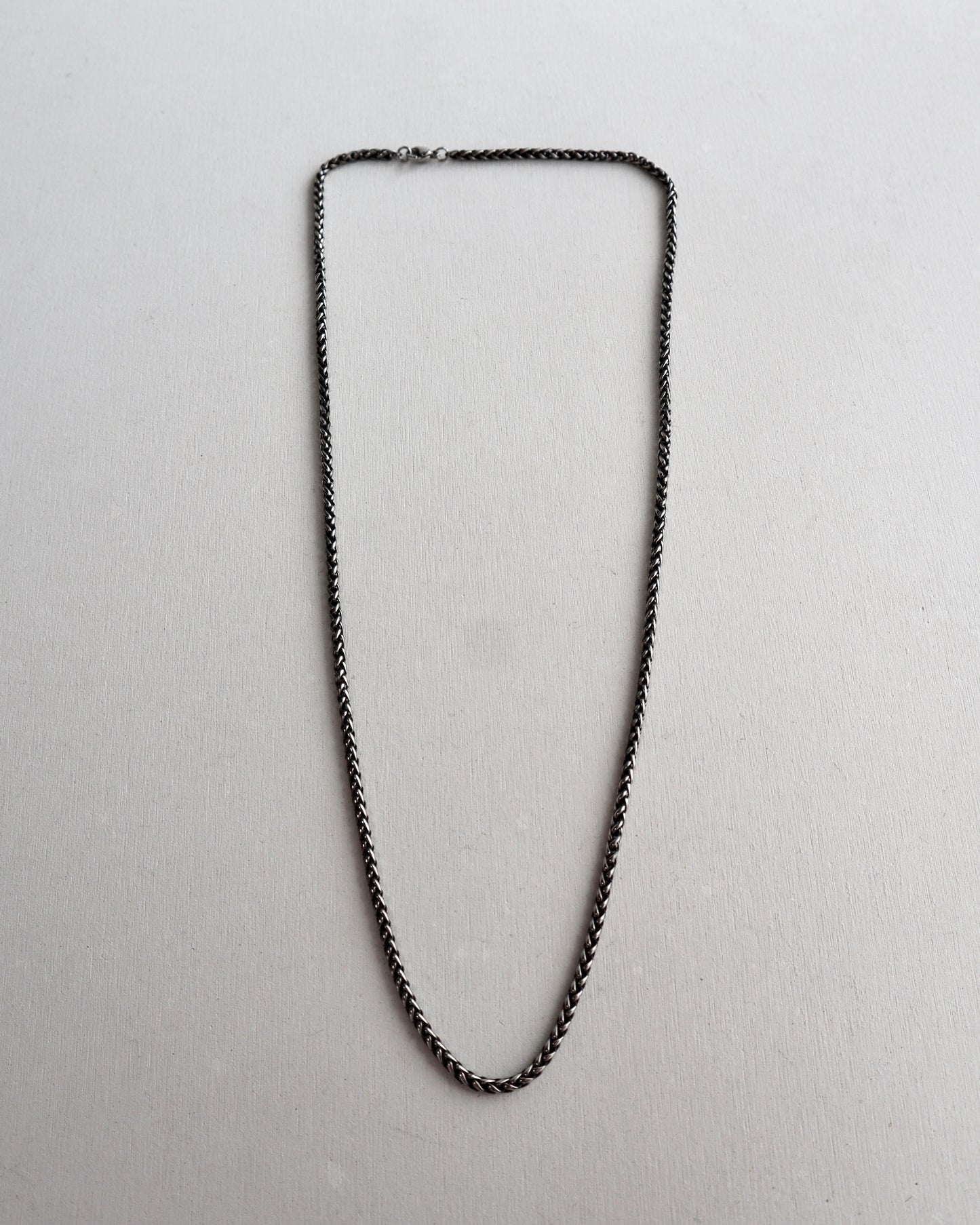 thick black necklace