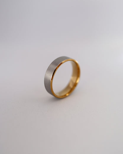 gold outline ring