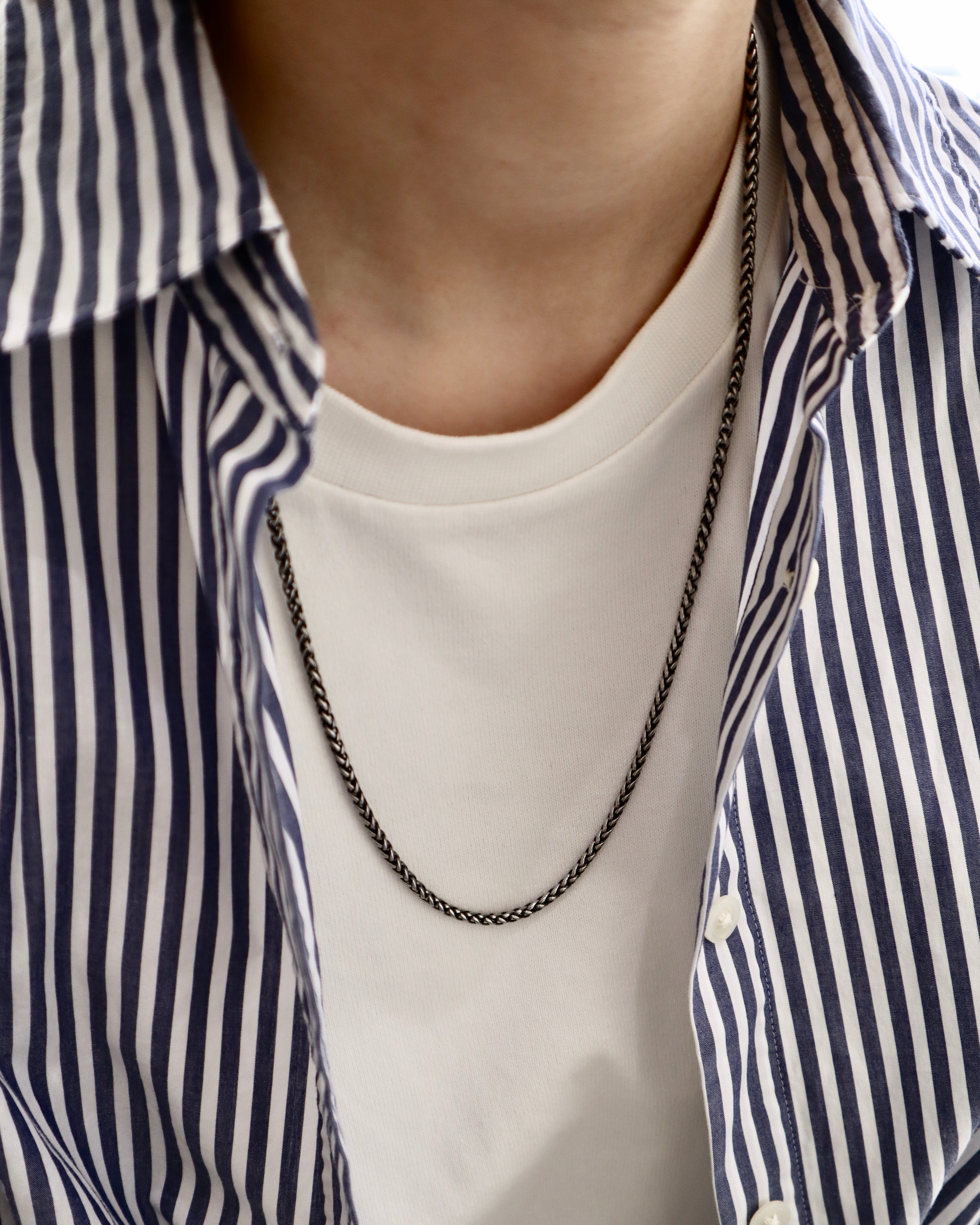 【限定販売】 necklace black thick – hill the ビーズ、ガラス