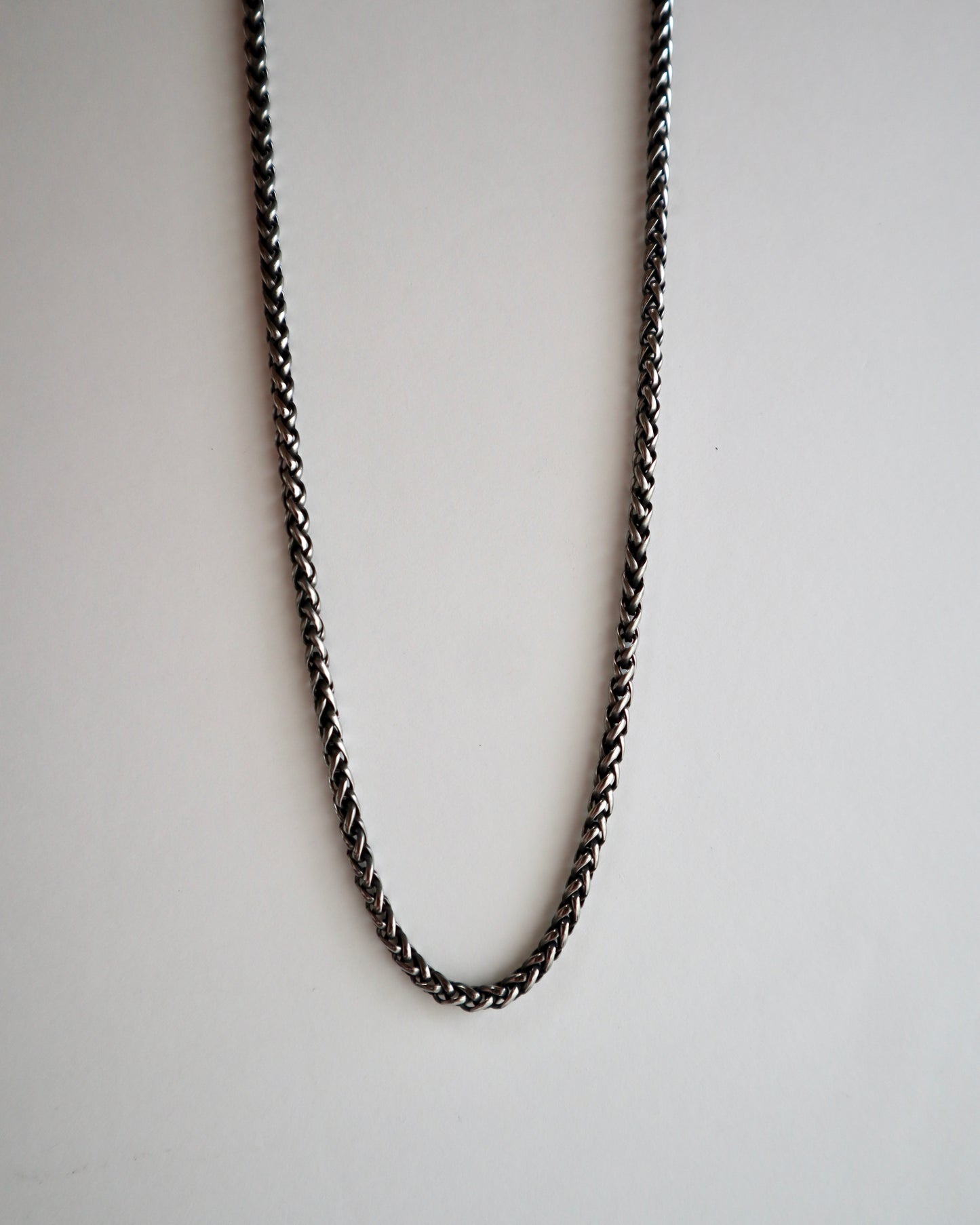 thick black necklace
