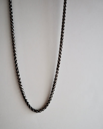 thick black necklace