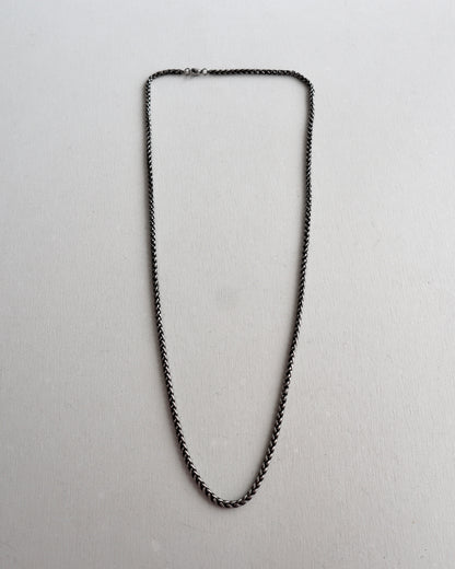 thick black necklace