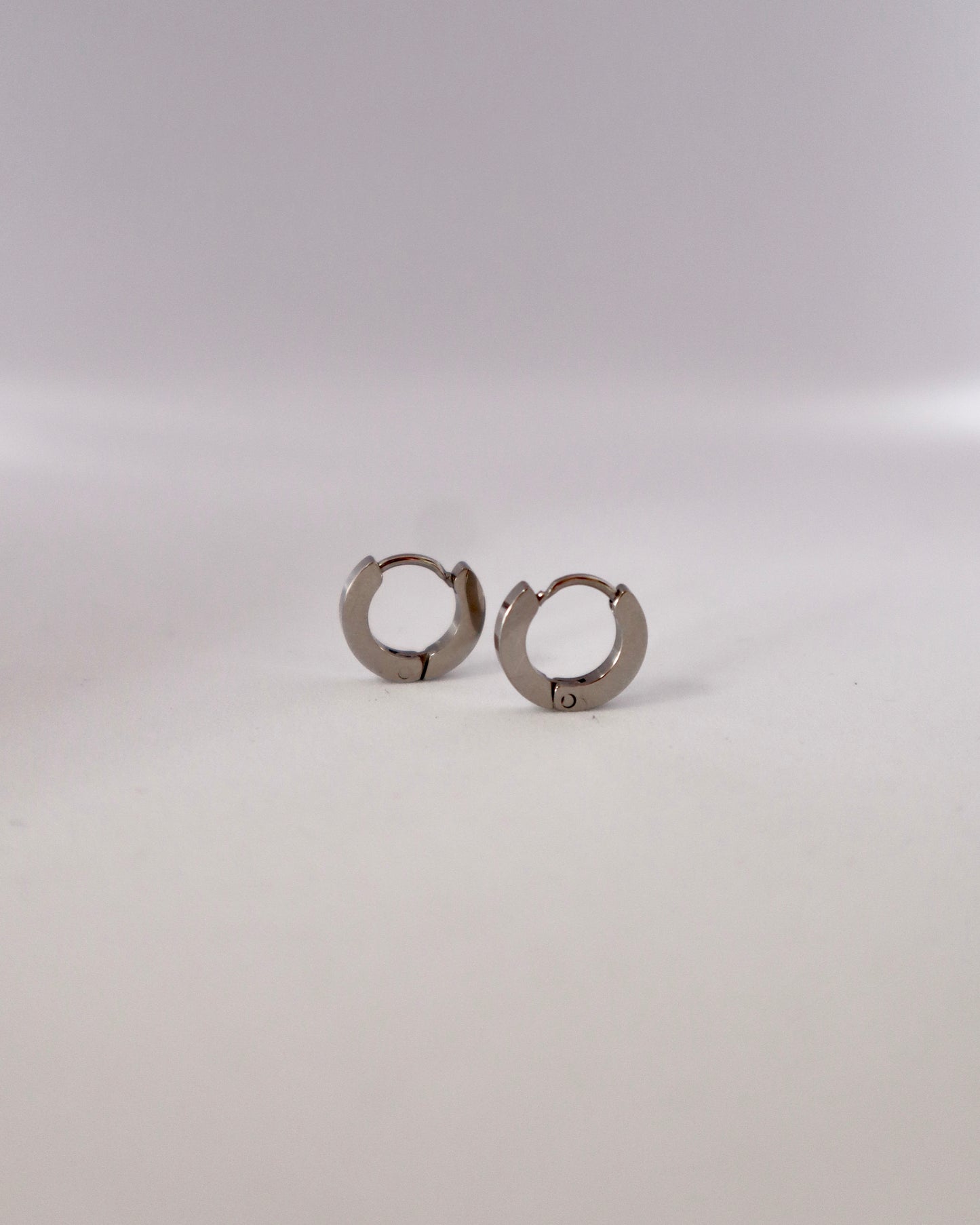 simple hoop pierce