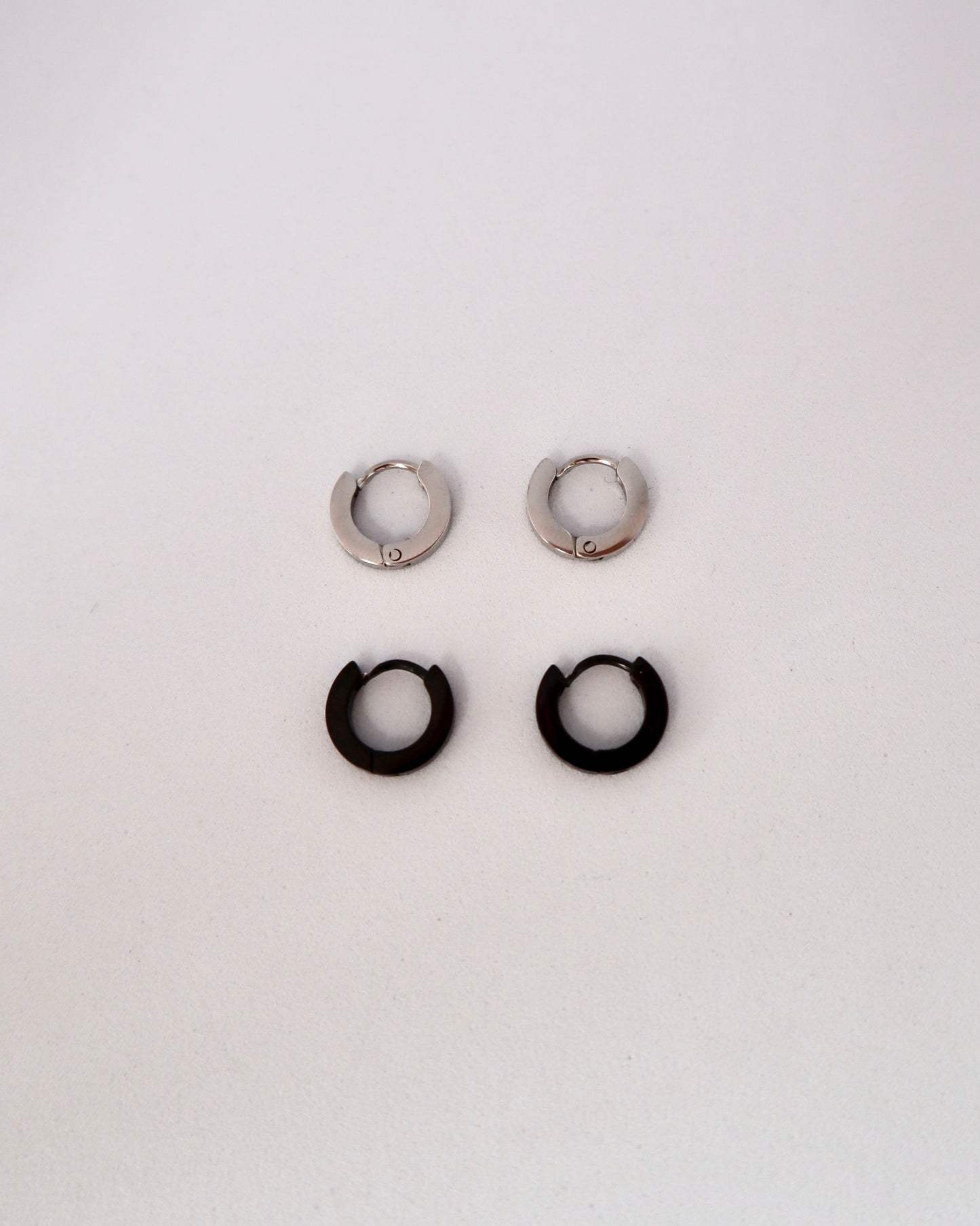 simple hoop pierce