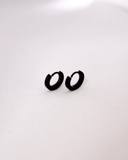 simple hoop pierce