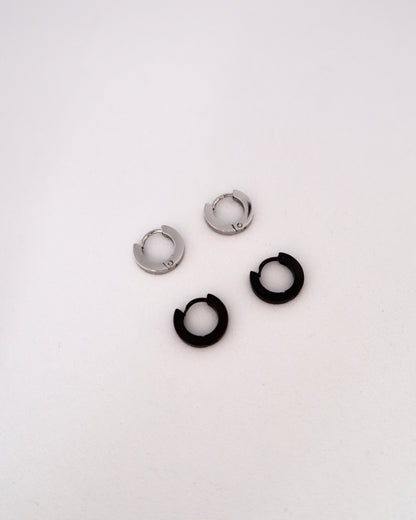 simple hoop pierce