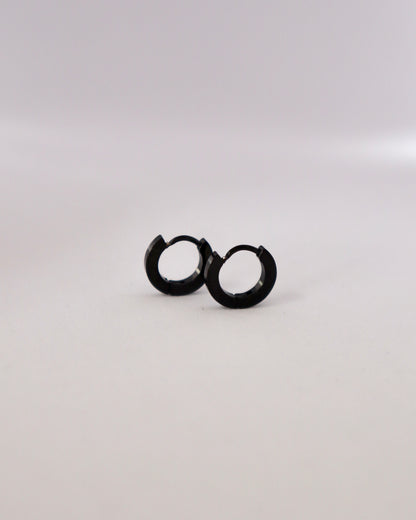 simple hoop pierce